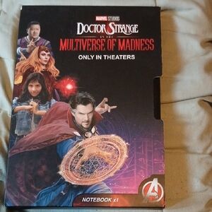 Marvel Doctor Strange Multiverse of Madness Notebook - Red and Black